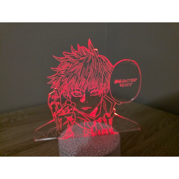 Jujutsu Kaisen Anime - Gojo Satoru - 2D USB RGB Lamp Acrylic LED Light - Picture 4 of 6